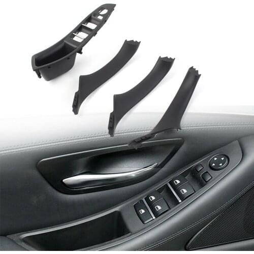 6Colors For BMW F10 F11 5 Series 520i 530i 535i 2006-2010 Car Interior Window Switch Armrest Panel Door Handle Cover Right Drive