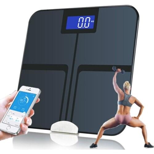 Electronic APP Control Body Weight Scale Fat Water Calorie Smart Digital Scale for Human Weight Health Bathroom Scale Measure