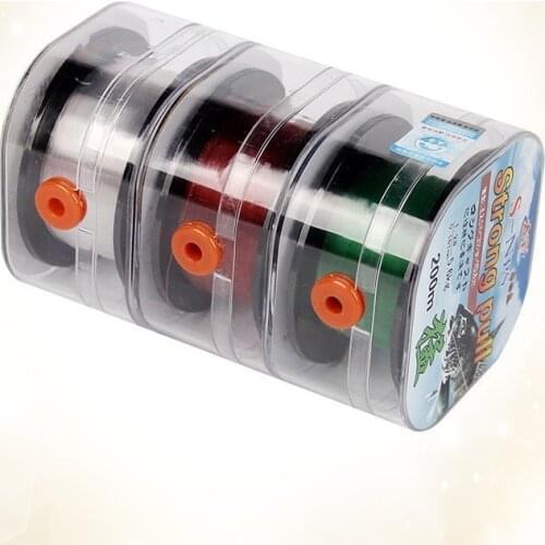 Fluorocarbon Fishing Line 200M Tippet 0.1mm-0.6mm Japan Wear Resistant Standard Wire Diameter Pesca For Carp Fishing Peche