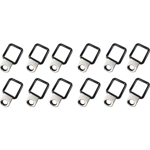 MagiDeal 12 x D Ring Flatbed Truck Trailer Tie Down Cargo Anchor Tie Down