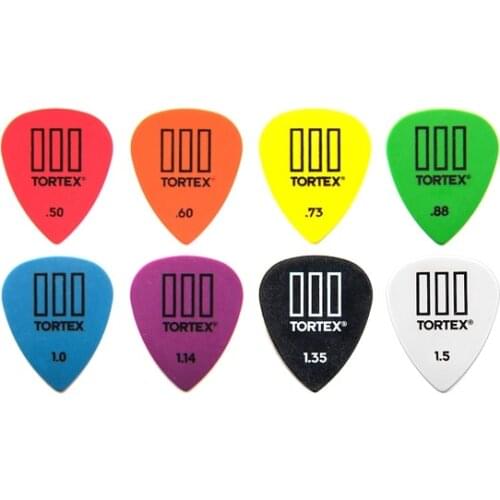 Dunlop Tortex TIII Guitar Pick Plectrum Mediator 0.5mm-1.50mm