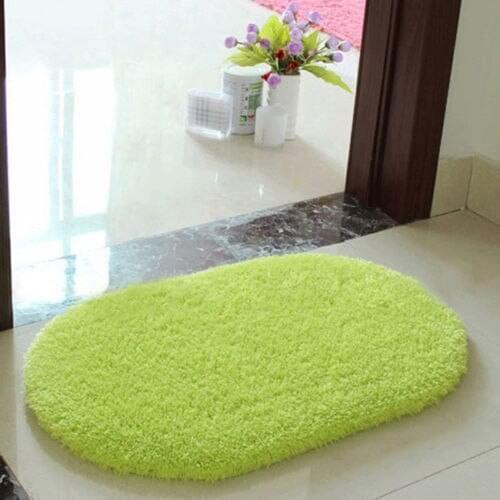 Soft Comfortable Brief Non-slip Memory Foam Bath Shower Rug Absorbent Soft Bathroom Bedroom Floor Solid