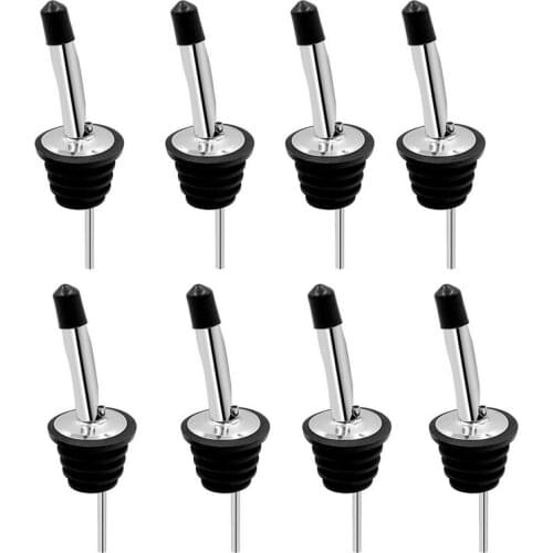 New Stainless Steel Wine Liquor Pourer Wine Bottle Pourer Stopper Oil Bottle Pourer Stopper