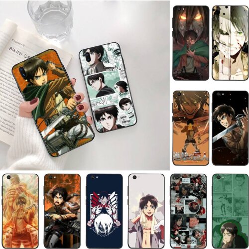 Attack on Titan Eren Jaeger Yeager Jager Phone Case For Vivo Y91c Y17 Y51 Y67 Y55 Y7s Y81S Y19 V17 vivos5