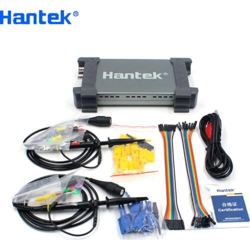 Hantek Official 6022BL PC USB Oscilloscope 2 Digital Channels 20MHz Bandwidth 48MSa/s Sample Rate 16 Channels Logic Analyzer