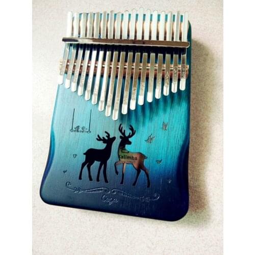 Perfect sound quality 17 Keys Kalimba Thumb Piano mahogany Finger piano Solid wood Student Keyboard instrument Christmas present