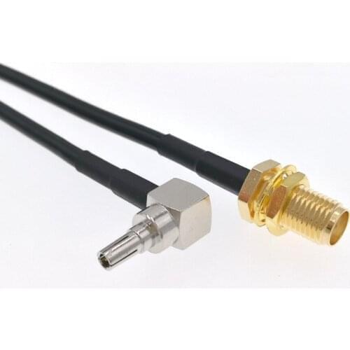 10PCS CRC9 to SMA RG174 pigtail cable 0-3GHz SMA female sockets connector to CRC9 adapter For HUAWEI Wifi router Modem