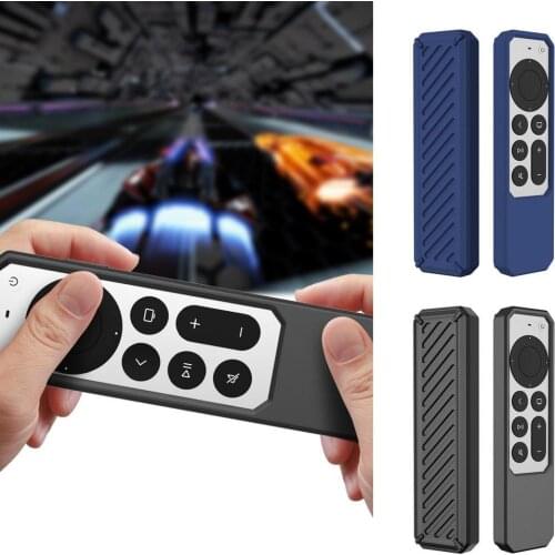 Anti Slip Remote Protective Case Compatible For Apple TV 4K 4th 5th Generation Siri Remote Control Skidproof Shockproof