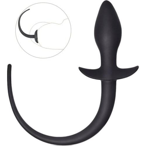 Silicone Dog Tail Anal Plug Sex Toys For Women Men Gay Slave Games BDSM Erotic Toy G-spot Butt Plug Sex Products Tail Anal Plug