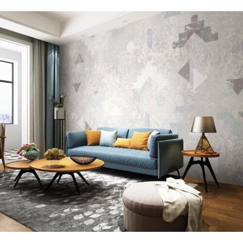 Modern Wallpaper 3D Retro floral pattern abstract Indoor Living Room sofa Bedroom Kitchen Decoration Mural Wallpaper