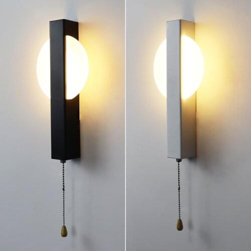Modern LED Wall Lamps With Zipper Switch Adjustable Bedroom Reading Sconces Bedside Living Room Home Decor Wall Lighting Fixture