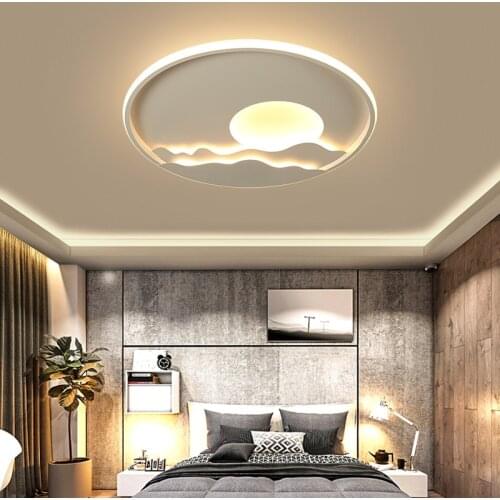 Modern Led Lamp Creative Led Bedroom Light Led Light For Bedroom Bed Room 110V 220V Led Dimmable Ceiling Light For Room Lighting