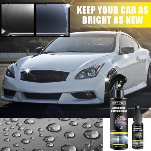 30ml/120ml Car Crystal Ceramic Coating Wax Polishing Spray Hybrid Liquid Spray Waterproof High Gloss Sealant Polish Wax