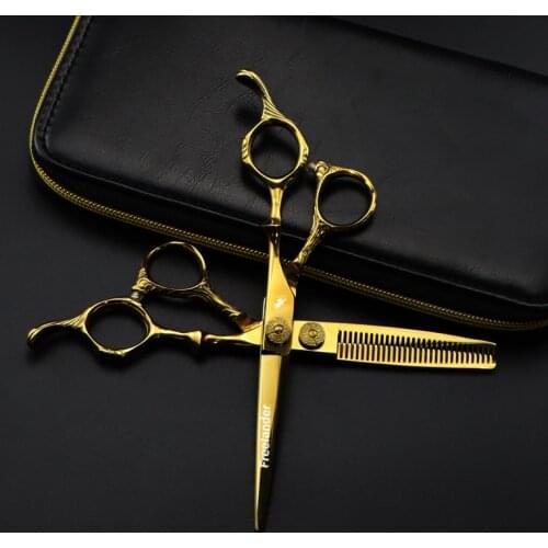 Japanese Hair Scissors Professional Hairdressing Scissors with Big Bearing Screw Hair Cutting and Thinning Scissors Hot barber
