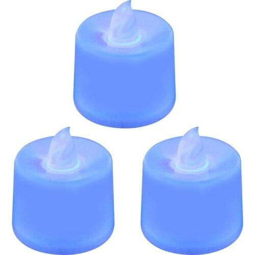 1 PCS Electronic Luminous Candle LED Tea Lights Candles Holders Party Wedding Battery Tealights Christmas Home Decoration