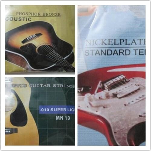 10 Sets Practiced Guitar String For Electric Guitar Acoustic Guitar Classic Guitar