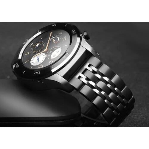 20mm 22mm watch band For Huawei watch 2 / 2 pro stainless steel replacement watchband smart Watch Link bracelet Accessories