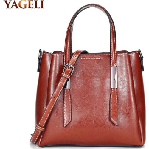 2020 Genuine Leather Women Tote Bag Luxury Handbags Women Bags Designer Fashion Shoulder Bags for Women Crossbody Bag