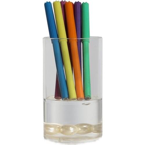 7552K SIA Pen Holder With Pearl In Water Model Office Equipment 7x7x13cm 300ml