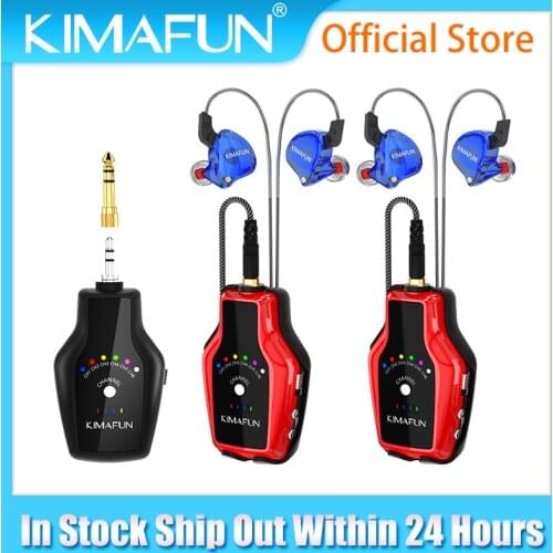 In-Ear Monitoring 2.4G Wireless System Personal IEM for Studio,Rock Band Live Performance,Band Rehearsal,Guitar Amp,Bass Apm,DJ