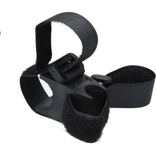 1Pcs Portable Bike Flashlight LED Torch Mount Cycling Clip Clamp Bicycle Light Holder Universal Cycling Grip Mount Bracket Black