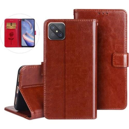 Phone Cover For OPPO A92S PDKM00 Case Flip PU Leather Wallet Stand Capa For Oppo A92 CPH2059 Protective Shell Bag Bumper Pouch