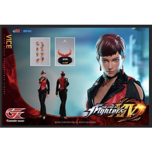 Genesis 1/6 scale XIV KOF-V01 Female Emen Vice King of Fighters for 12-inch Full set Body Doll Woman Model Toys
