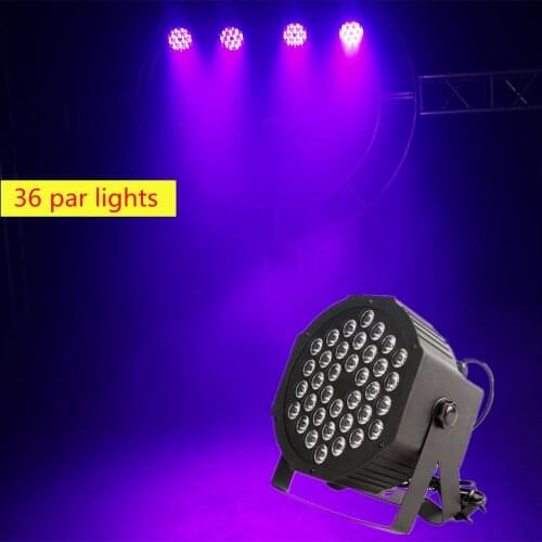 Hot new 36x3W RGB LED par light DMX512 control strobe, used to adjust the atmosphere of party cocktail party disco