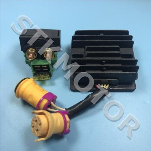 JS250 Jianshe 250CC ATV Quad Voltage Regulator Rectifier + Solenoid Relay For 250cc Puma 250-3A