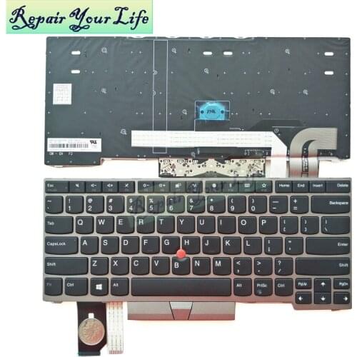 Laptop keyboard us layout for lenovo T480S E480 L480 L380 T480 SN20P32794 backlight 01YP360 01YP440 black original