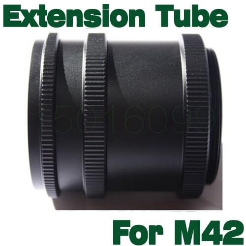 M42 Metal Macro Extension Tube 3 Ring L8D Set Adapter For M42 42mm Screw Mount Digital SLR Camera Lens