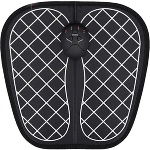 USB Rechargeable Electric EMS Foot Massager Pad Feet Muscle Stimulator Foot Massage Mat Improve Blood Circulation Relieve Pain