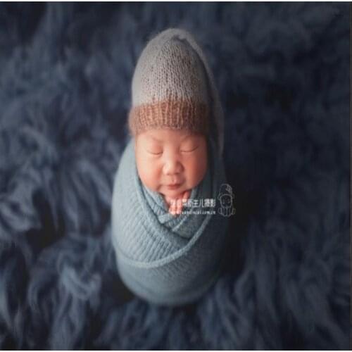 Newborn Jersey Wrap Photography props Baby swaddle blanket Backdrop Newborn stretch knit wrap Photo props Infant knitted blanket