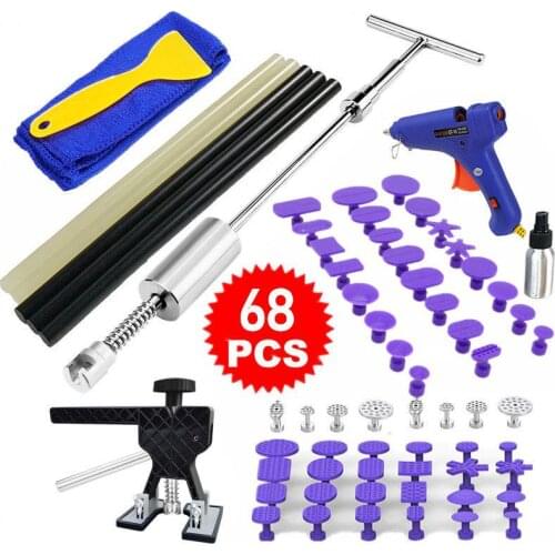 Car body Dent Repair Dent Puller Kit Dent removal Slide Hammer glue sticks Reverse Hammer Glue Tabs Car Hail Damage