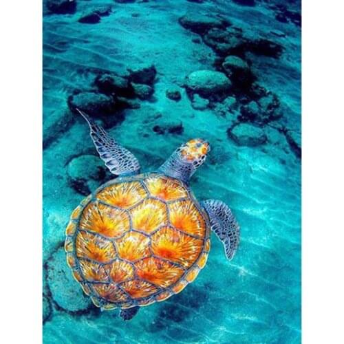 New Diamond Embroidery Animals Paint With Diamonds Tortoise Decoration Home DIY Mosaic Diamond Painting Cross Stitch gift l707