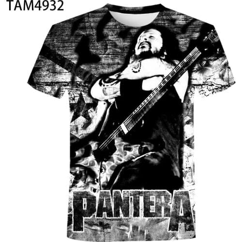 New Summer Rock 3D T-Shirt Casual Mens Womens Childrens Fashion Short Sleeve Boys and Girls' Printed Punk Top