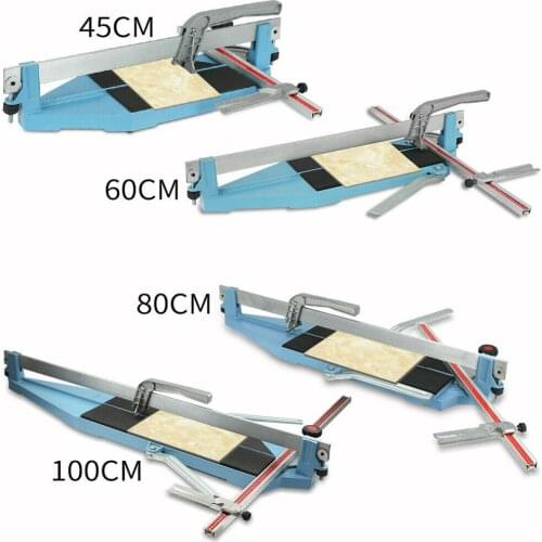 Manual Tile Cutter 45/60/80/100cm Tile Cutter Machine for Large Tiles Ceramic Tile Cutter 15mm Cutting Thickness