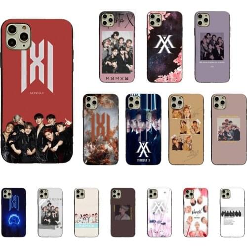 Yinuoda Monsta X Luxury Soft Phone Case For iPhone 11 12 pro MAX 8 7 6 6S Plus X XS MAX 5 5S SE XR Fundas Capa