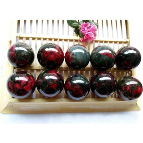 50mm Natural Jade Baoding Balls Hand Wrist Solid Fitness Handball Health Exercise Stress Relaxation Therapy Chrome Hand Massage