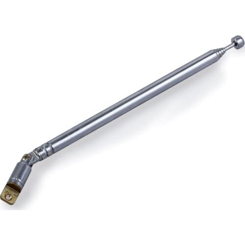 Replacement 49cm 19.3" 6 Sections Telescopic Antenna Aerial for Radio TV