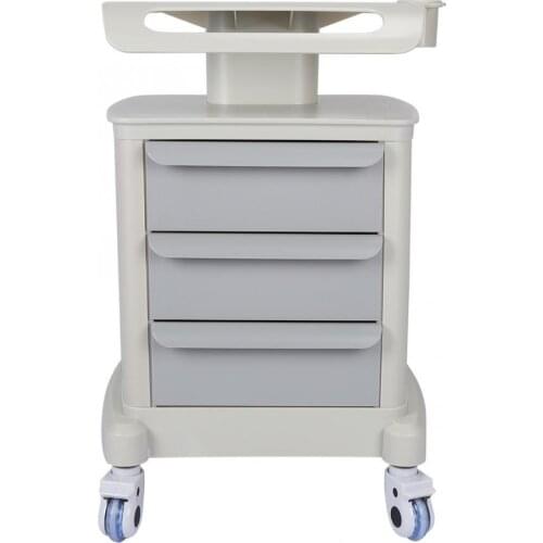 Widely Used Trolley Cart Shelf Rolling Wheels Space Saving Storage Rack Trolley Cart with 3 Tiers