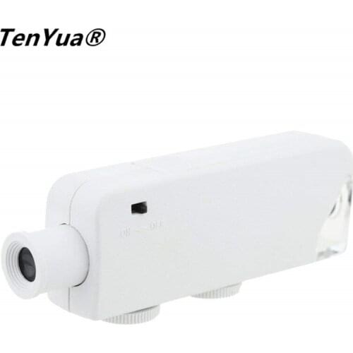 TenYua Mini Handheld 160X - 200X Zoom Magnifier Microscope Jewelers Loupe Magnifying Glass LED Light