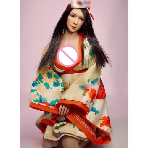 1/6 Female Clothes Janpanese Kimono & Belt & White Socks Clothing Accesories For 12" TBLeague hotstuff ph UD LD JO Seamless Body
