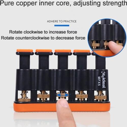 1Pc 105*22*66mm Guitar piano Force Strengthener Finger Exerciser Hand Grip Strength Training