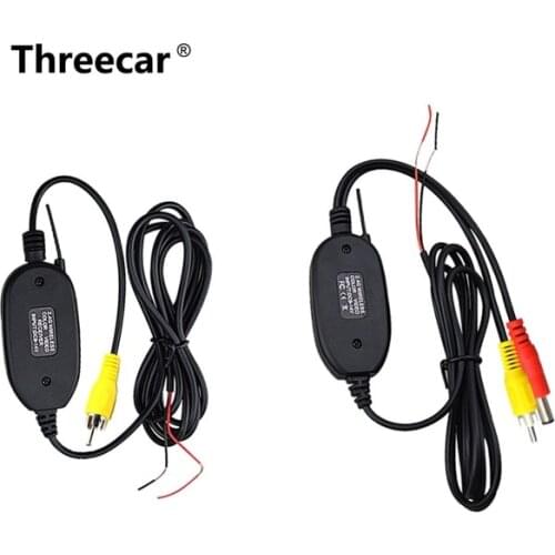 2.4 Ghz Wireless Rear View Camera RCA Video Transmitter & Receiver Kit for Car Rearview Monitor FM Transmitter & Receiver