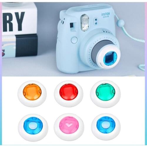 4pcs / 6pcs Color Camera Colorful Camcorder Close-up Color Lens For Fujifilm Instax Mini 11 Lens Accessories