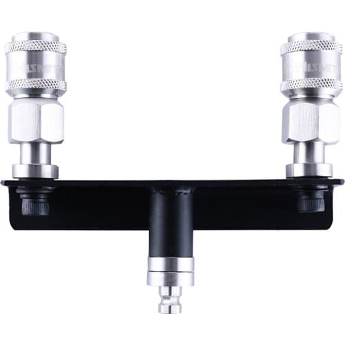 HISMITH Double KlicLok Adapter Attachments For Kliclok Sex Machine Double Dildo Adjustable Width For 2 in 1 Connector