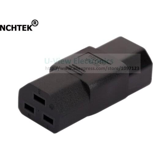NCHTEK IEC 320 C14 Male to C21 Female AC Power Adapter For UPS PDU/Free Shipping/2PCS