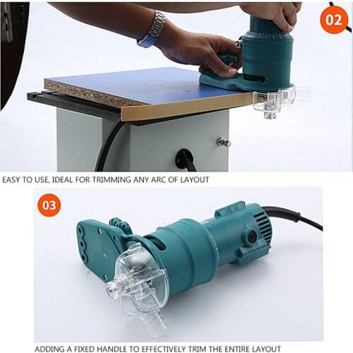 Electric edge trimmer portable edge bander trimmer Woodworking Trimmer Tool