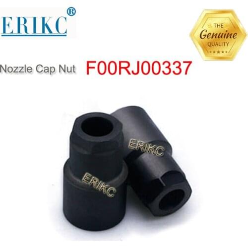 ERIKC F00RJ00337 Diesel Injector Sprayer Connector Nut F00R J00 337 Common Rail Nozzle Nut Cap F 00R J00 337 for 120 Injector